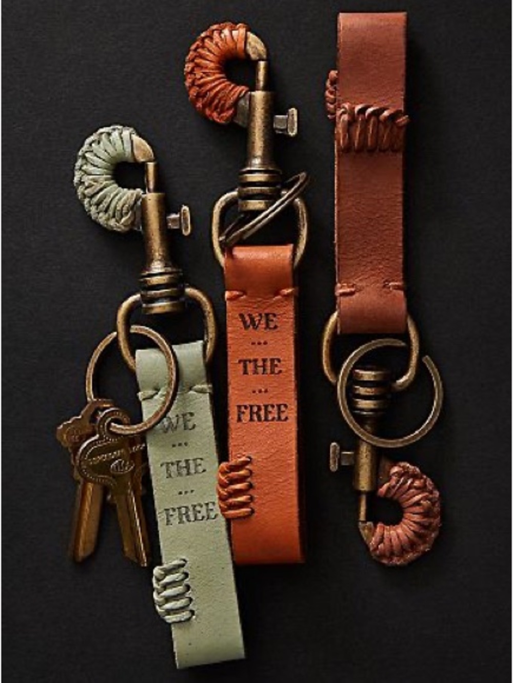 We The Free Wrap Around Keychain